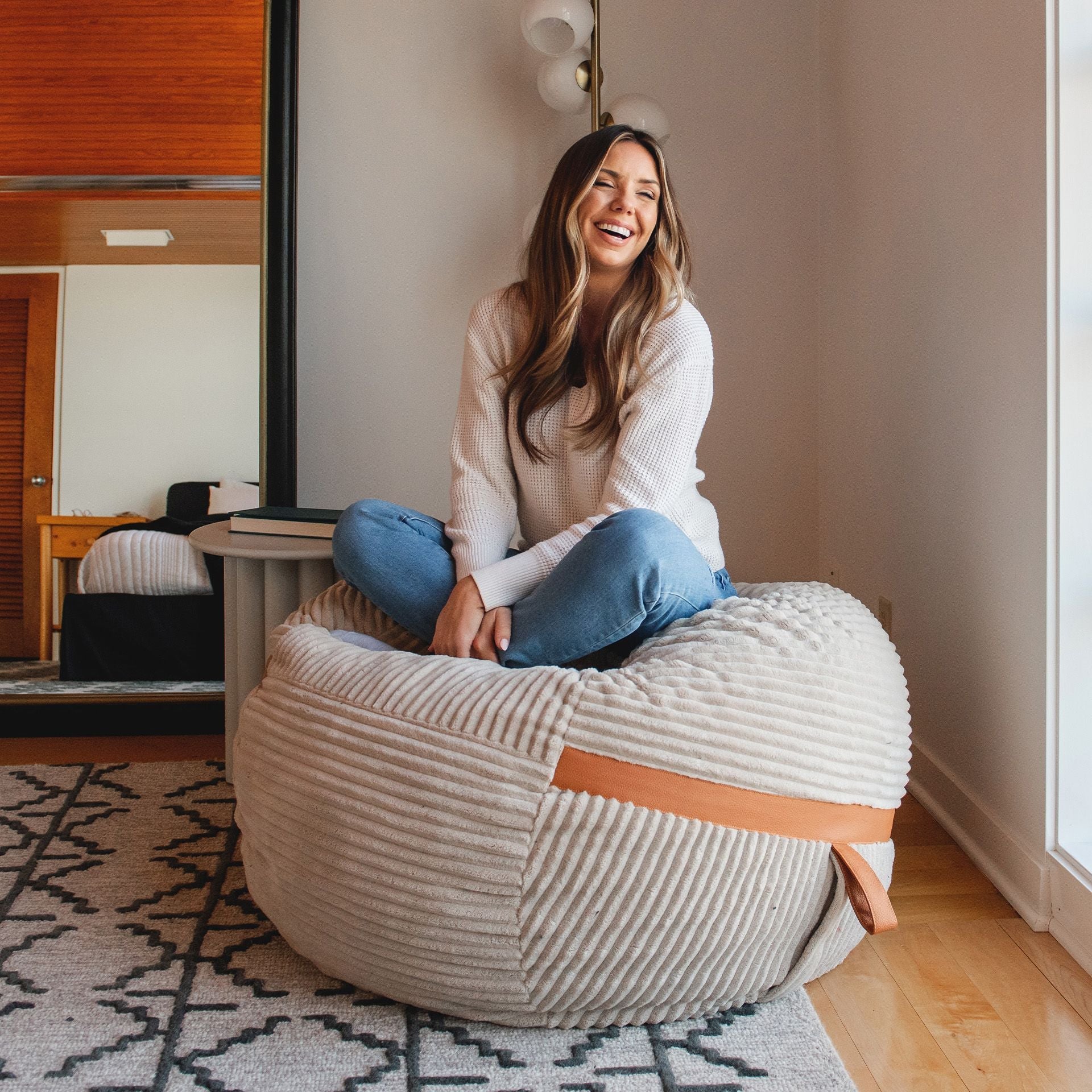 Fuf® 4Ft Foam Bean Bag