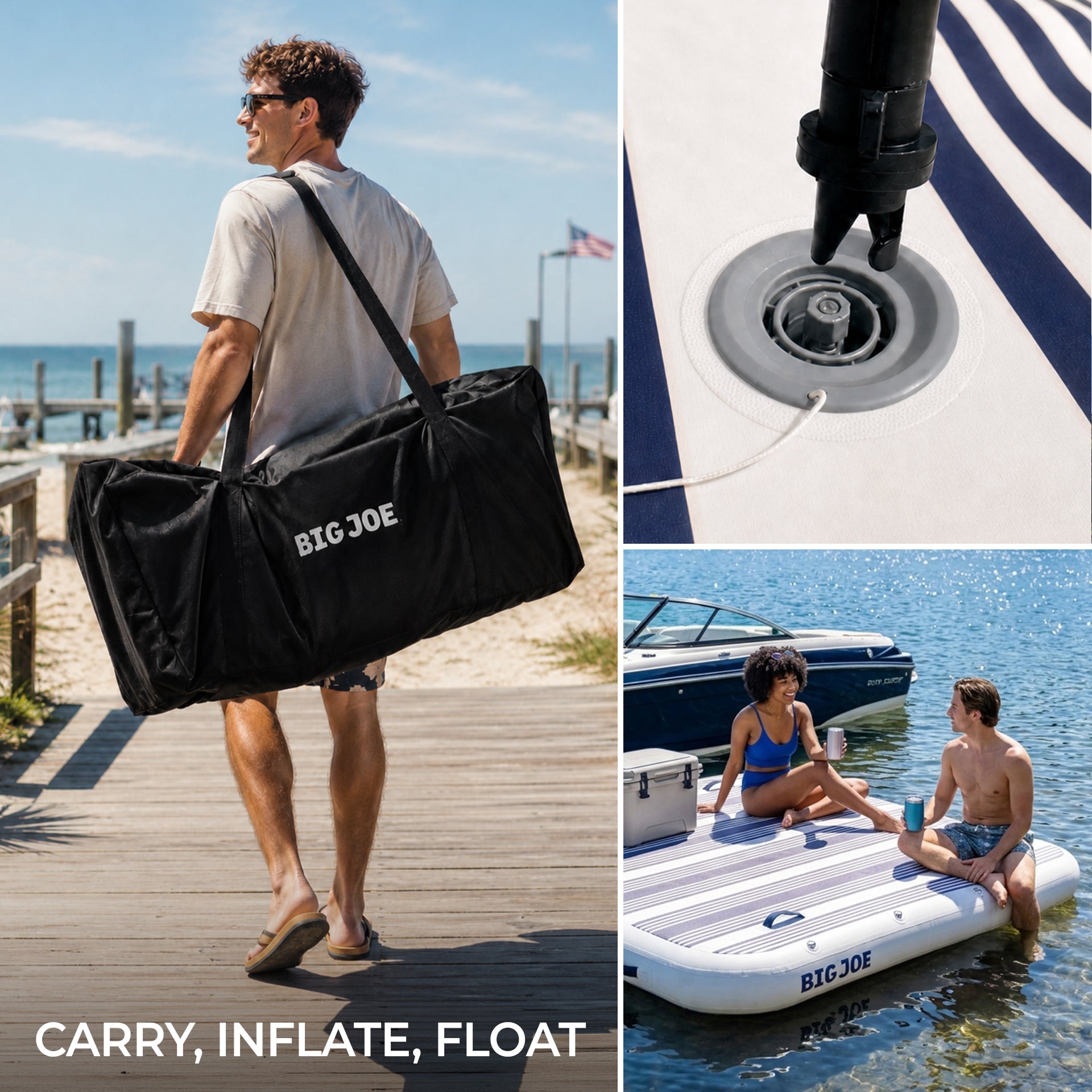 TidalJoy™ Rectangle Inflatable Dock