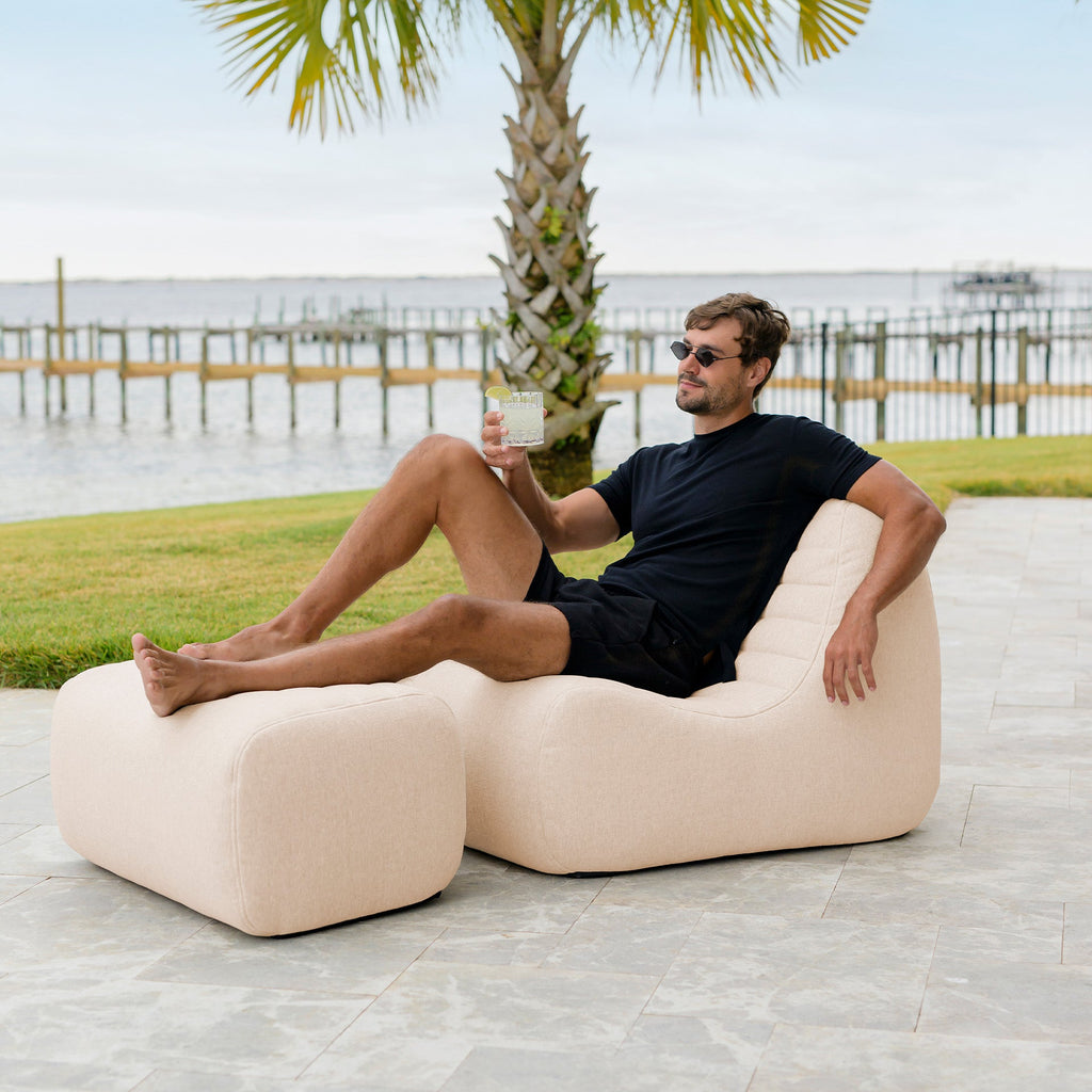 Solvana™ Outdoor Chair and Ottoman Set