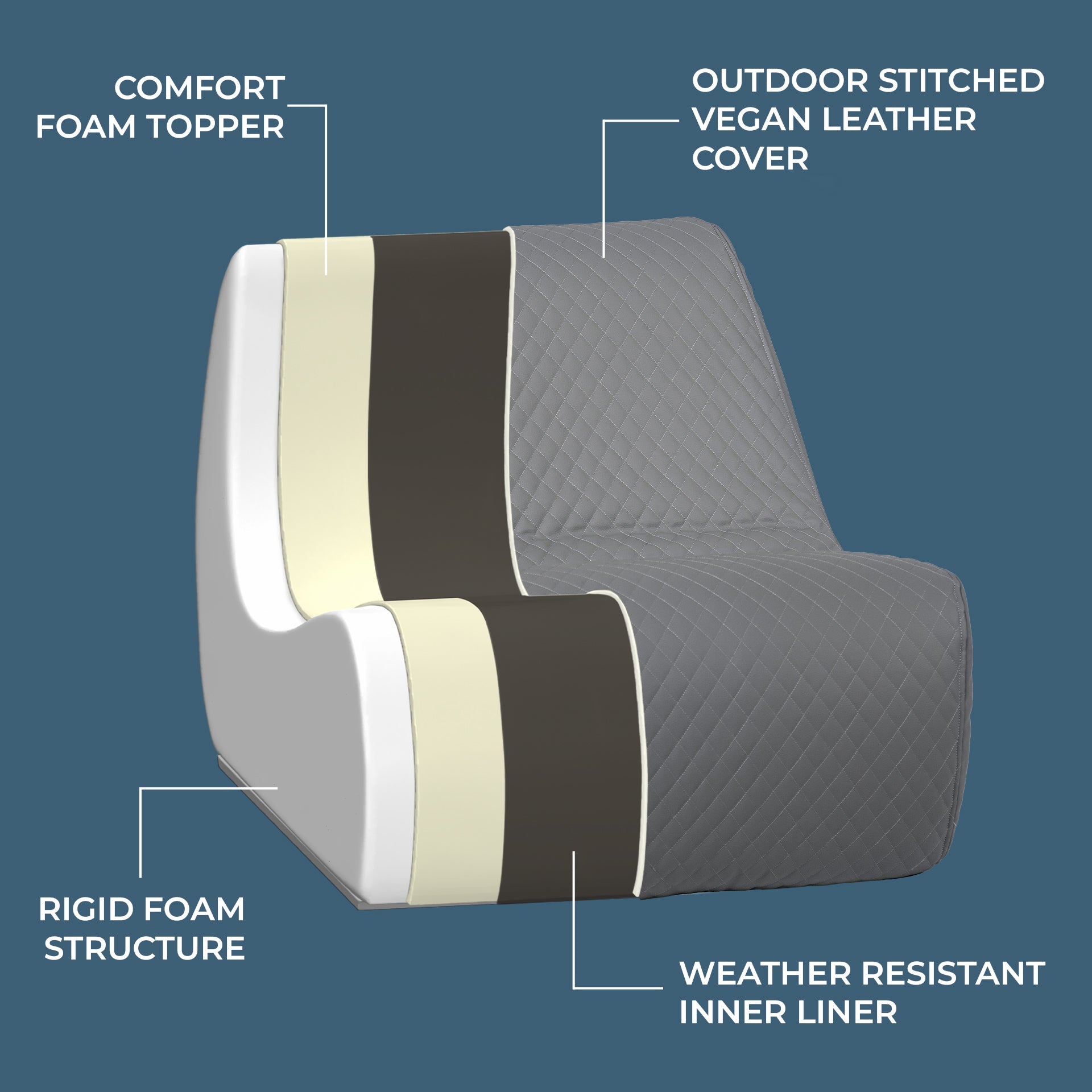 Solvana™ Outdoor Chair and Ottoman Set