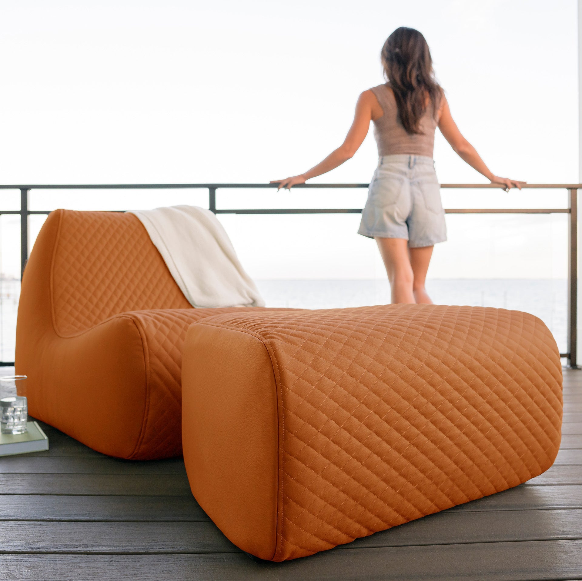Solvana™ Outdoor Chair and Ottoman Set
