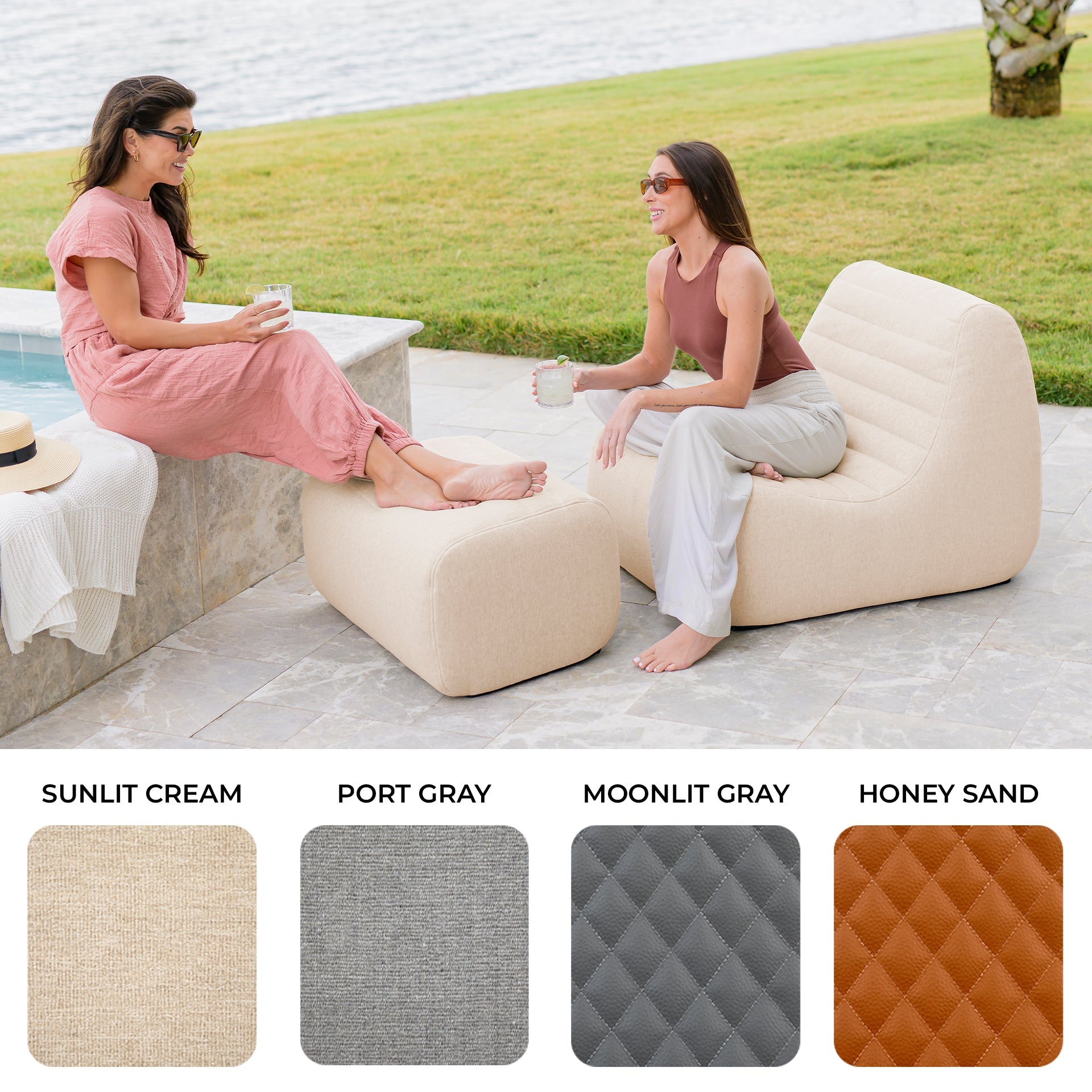 Solvana™ 5 Piece Outdoor Sectional Sofa