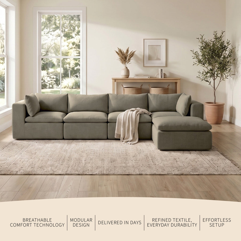Averra™ 5 Piece Modular Sectional Sofa
