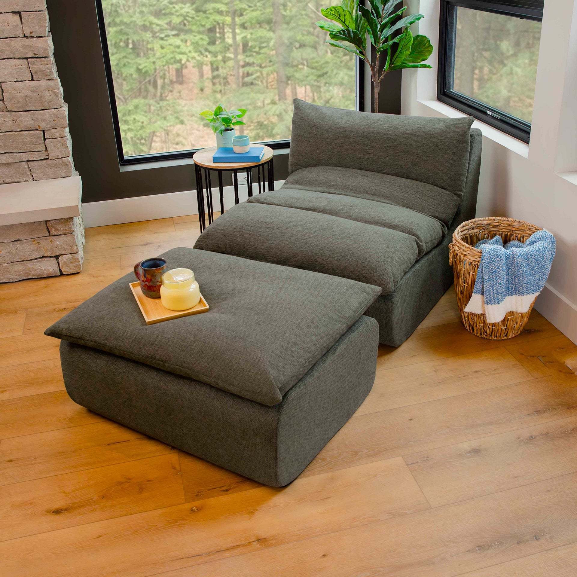 Driftscape™ Lounge Chair and Ottoman
