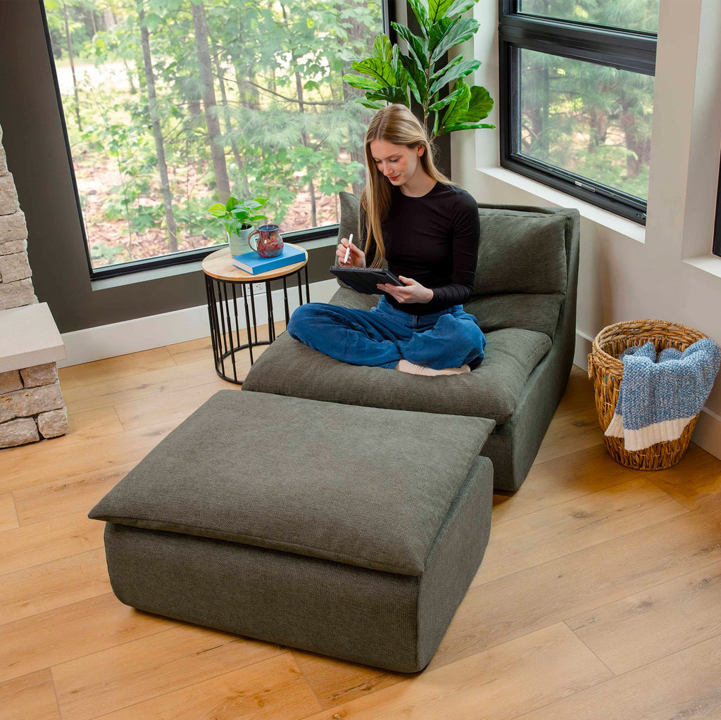 Driftscape™ Lounge Chair and Ottoman