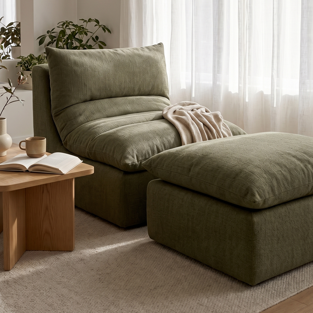 Driftscape™ Lounge Chair and Ottoman