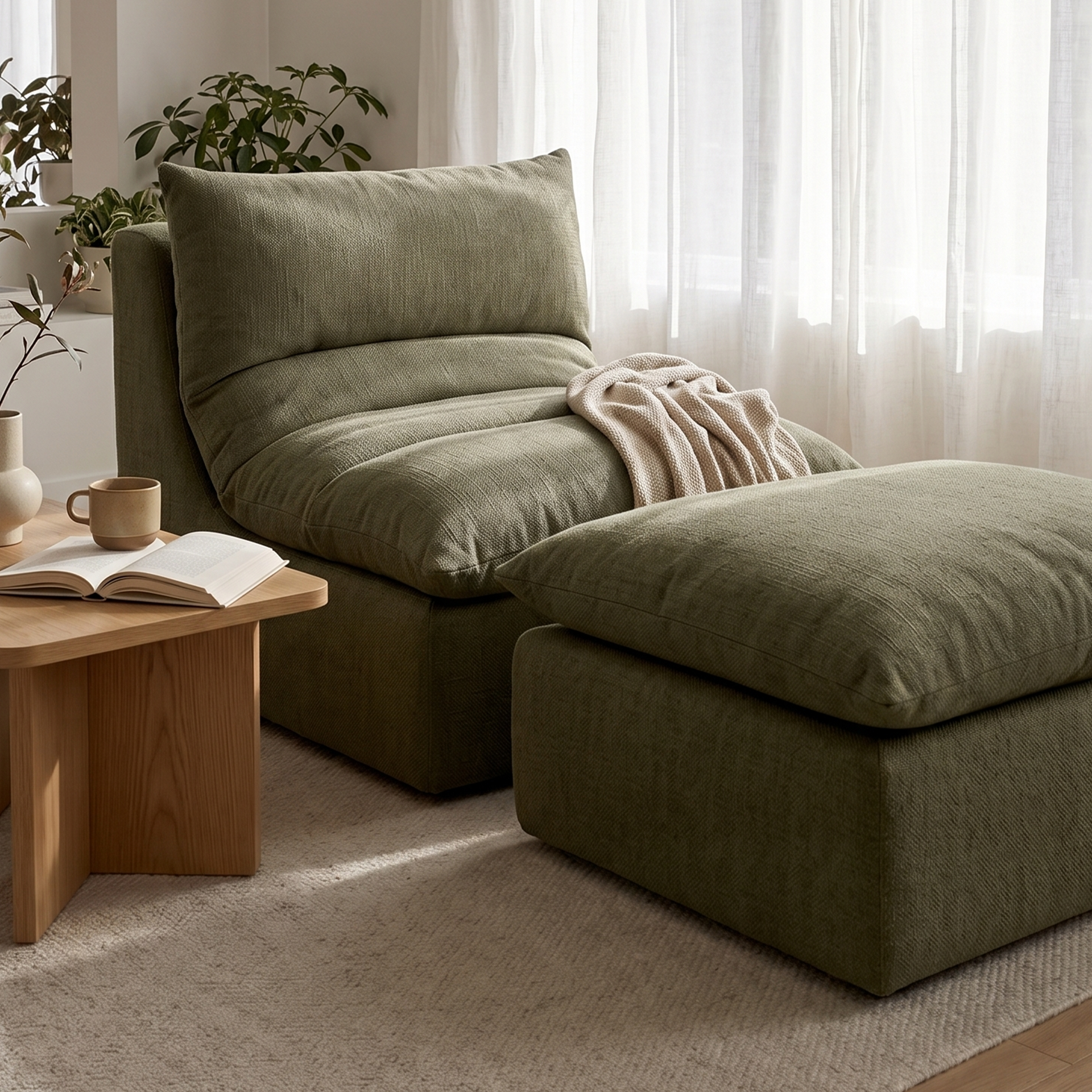 Driftscape™ Lounge Chair and Ottoman